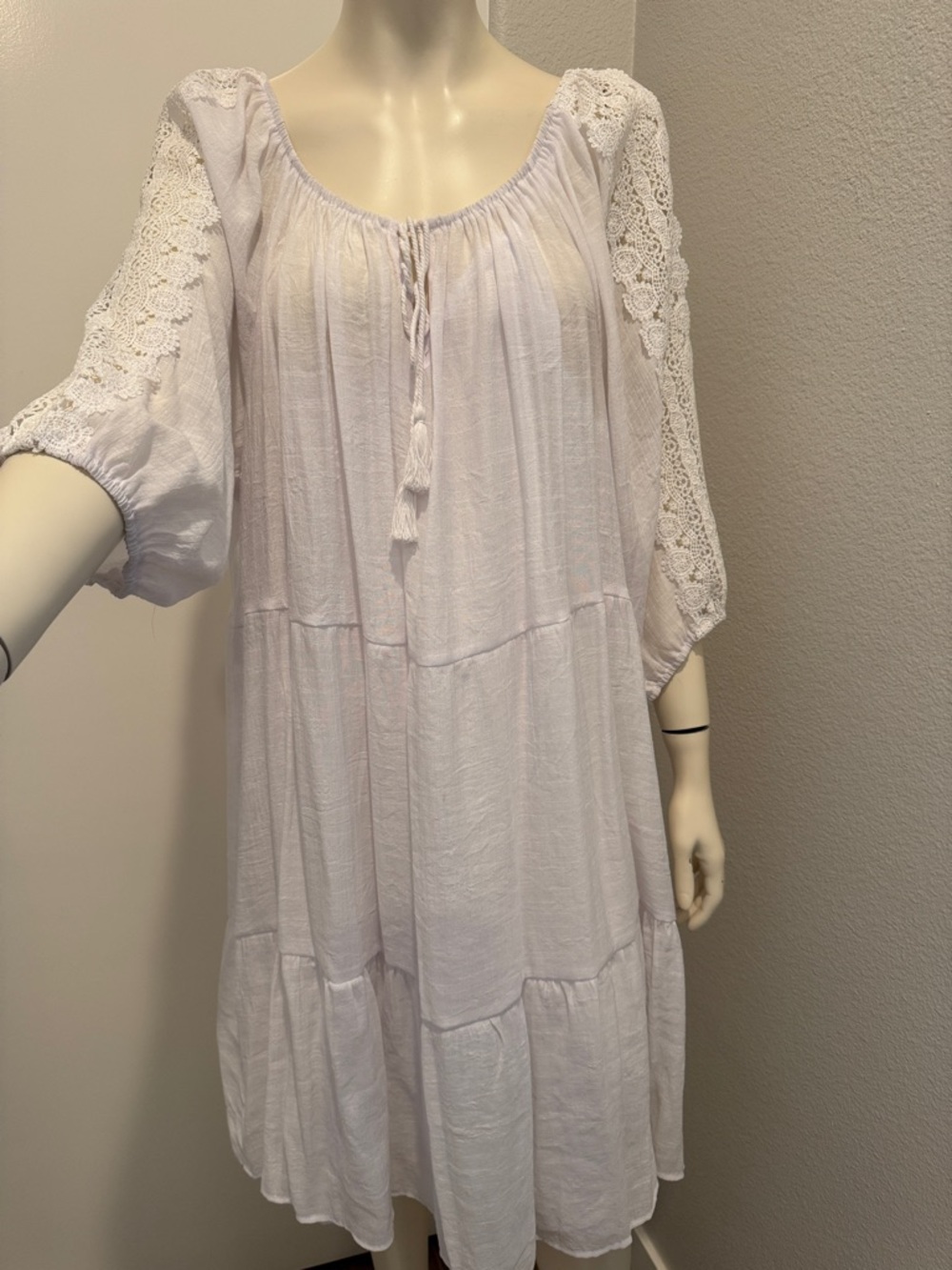 Mlle Gabrielle White Summer dress 3X